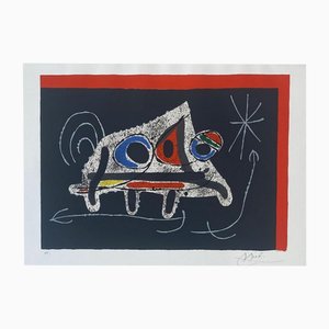 Joan Miró, The Lizard with the Golden Feathers, 1971, Lithograph