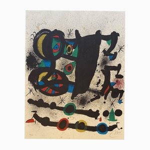 Joan Miró, Exhibition Homage to Josep Lluis Sert, 1972, Lithograph