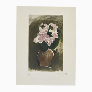 Georges Braque, The Pink Bouquet, 1955, Etching