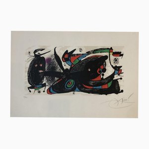 Joan Miró, Sculptor, 1974, Lithograph
