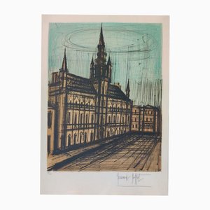 Bernard Buffet, Brussels City Hall, 1966, Lithograph