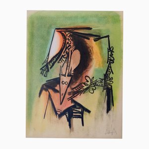 Wifredo Lam, Multipliés des membres des Loa, 1973, Lithograph
