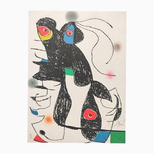 Joan Miró, Painted Words, 1975, Etching