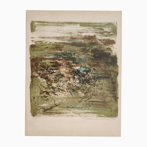 Zao Wou-Ki, Untitled, 1961, Lithograph