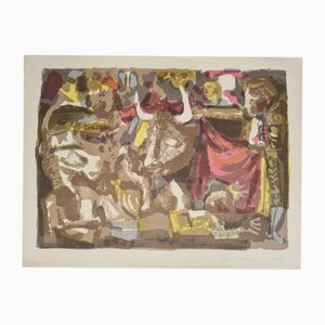 Antoni Clavé, Torero's Death, Lithograph