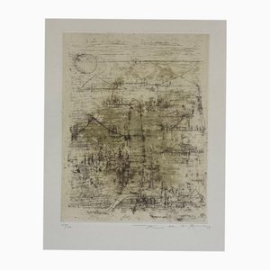 Zao Wou-Ki, The Stairs, 1951, Etching