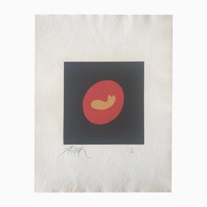 Hans Arp, Soleil Recerclé, 1966, Wood Engraving