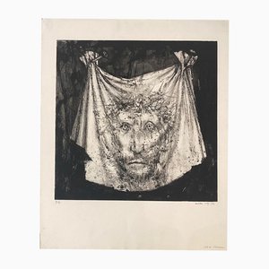 Michel Ciry, Veronique's Veil, 20th Century, Etching