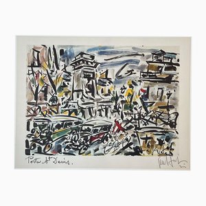 Gen Paul, Porte Saint Denis, 20th Century, Lithograph