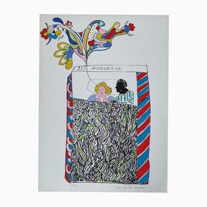 Niki De Saint Phalle, The Lovers, 1971, Lithograph