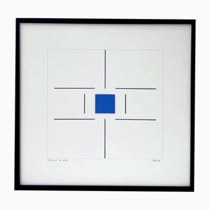 Genevieve Claisse, Portrait De Phase, 2000er, Radierung