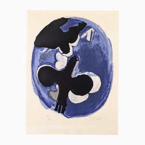 Georges Braque, Birds, Studies for the Louvre Ceiling, 1955, Lithograph