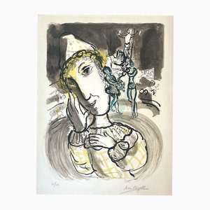 Marc Chagall, The Yellow Clown Circus, 1967, Lithograph