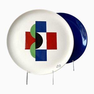 Ceramic Plate after Sonia Delaunay
