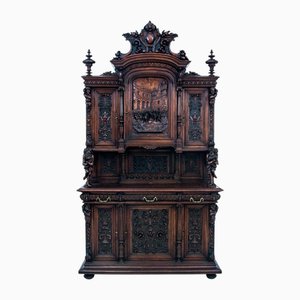 Antique French Walnut Cupboard, 1870s