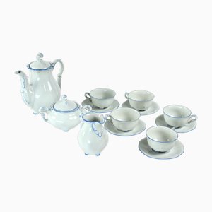 Tee / Kaffee Porzellan Set von Pirkenhammer Brezova, 1950er, 13 . Set