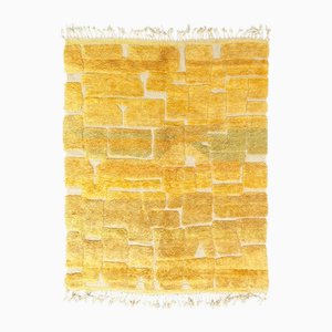 Goldener Berber Mrirt Wollteppich, 1990er