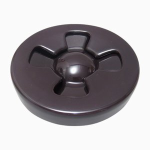 Cendrier Marron par Angelo Mangiarotti pour Fratelli Brambilla, 1968