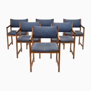 Danish Beech Dining Chairs by Slagelse Møbelværk, 1970s, Set of 6