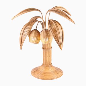 Rattan Coconut Lamp, 1990s