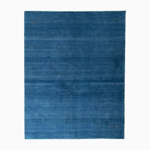 Tapis Gabbeh Loribaft noué à la main en Bleu