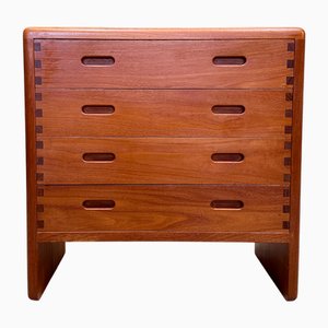 Cajonera danesa brutalista de Niels Bach, años 60