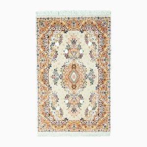 Hand-Knotted Oriental Rug in Silk