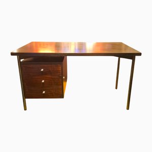 Vintage Desk in Wood and Metal Structure, 1970s