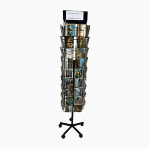 Vintage Revolving Display with Postcards, 1960s