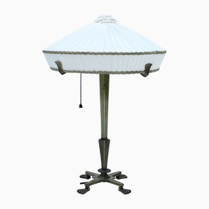 Lámpara de mesa sueca de latón de Elis Bergh, años 20