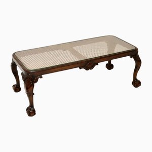 Antique Walnut Coffee Table, 1900s