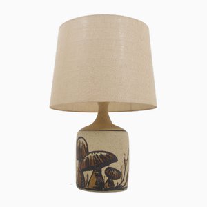 Danish Ceramic Lamp by Bente Jessen, 1970s