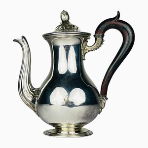 Antike versilberte Kaffeekanne von Christofle