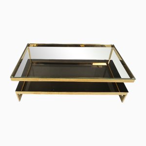 Vintage Two-Tier Coffee Table from Belgo Chrom, 1970s