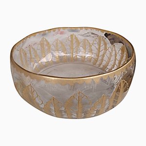 Calice in cristallo dorato di Maison Perrier et Fils, Parigi, fine XIX secolo