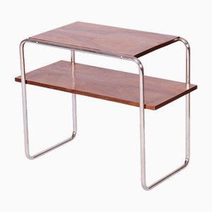Bauhaus Side Table in Walnut, 1930s