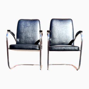 Vintage Bauhaus Freischwinger aus Stahlrohr von Mauser Werke, Deutschland, 1930er
