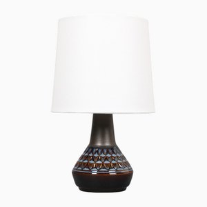 Ceramic Table Lamp from the Blue Series by Einar Johansen for Søholm, 1960s