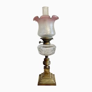 Lampe à Huile Victorienne Antique, 1880