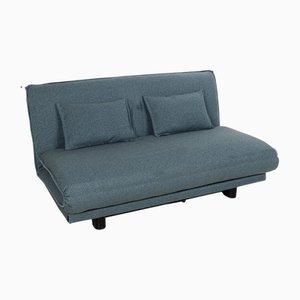 Canapé 2 Places en Tissu Bleu de Wittmann Colli