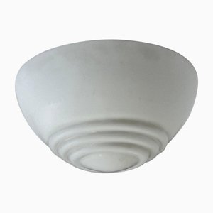 Mid-Century Modern Milk Glass Wall Light, 1970s