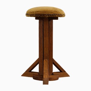 Architektonischer Vintage Hocker, 1930er