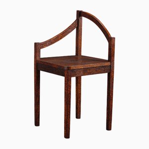 Italian Wooden Chair, 1940s