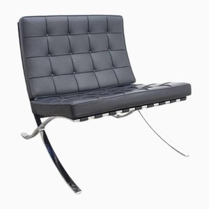 Chaise Barcelona Vintage en Cuir de Knoll International