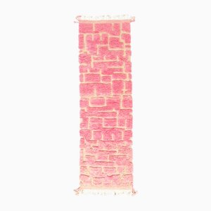 Handwoven Moroccan Mrirt Runner Rug, 1990s