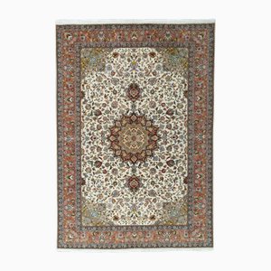 Hand-Knotted Oriental Rug in Silk