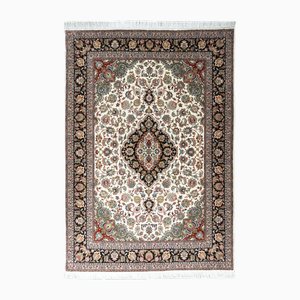 Hand-Knotted Oriental Rug in Silk