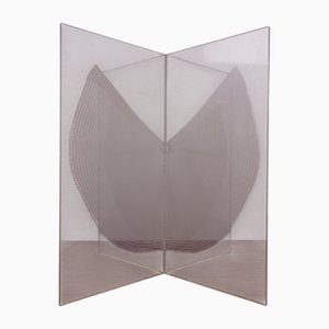 German Wing Object Sculpture in Acrylic Glass by Heinz Mack, 1980