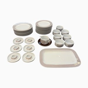 Servicio Studio Line Joy One alemán de porcelana de Rosenthal, años 70. Juego de 35