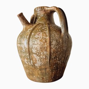 Antique French Terracotta Oil Pot